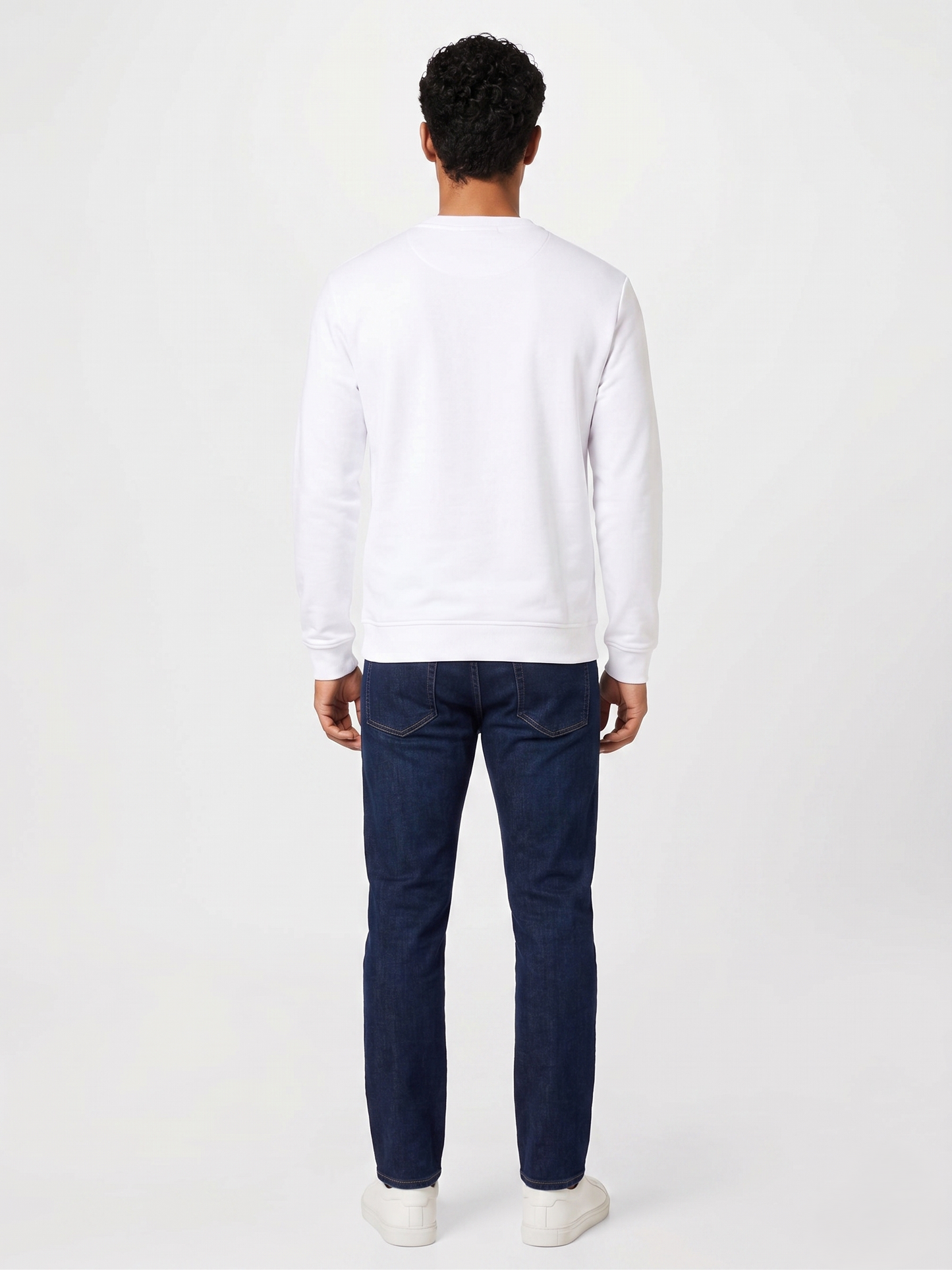 HUGO "Diragol" White Signature Sweatshirt