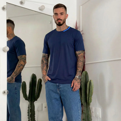 Franela Boss "Contrast Collar"