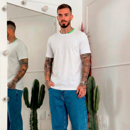 Franela Boss "Contrast Collar"