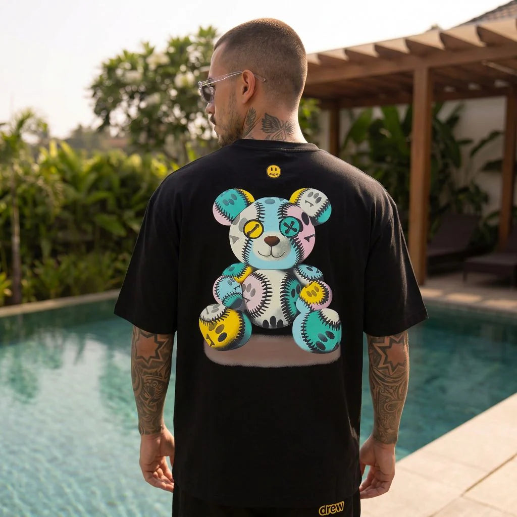 Barrow "Psycho Patchwork Bear" Tee