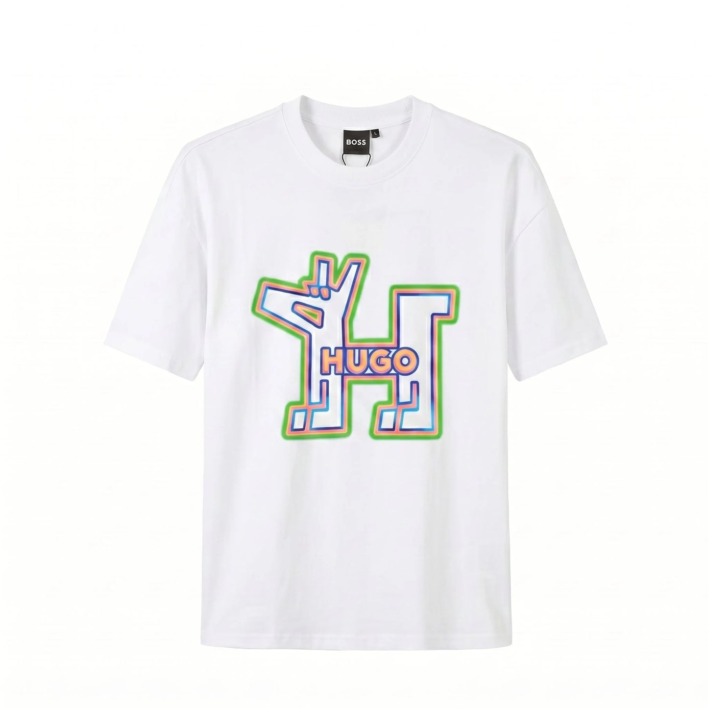 HUGO: T-Shirt "Neon Pop" Relaxed Fit