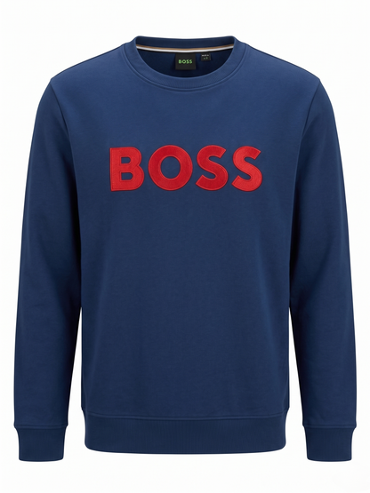 BOSS - Sudadera Iconica Salbo Navy