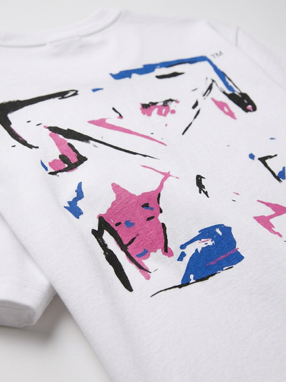 Off-White Abstract Arrows Arte Gráfico