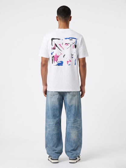 Off-White Abstract Arrows Arte Gráfico