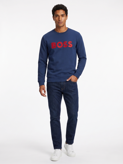BOSS - Sudadera Iconica Salbo Navy