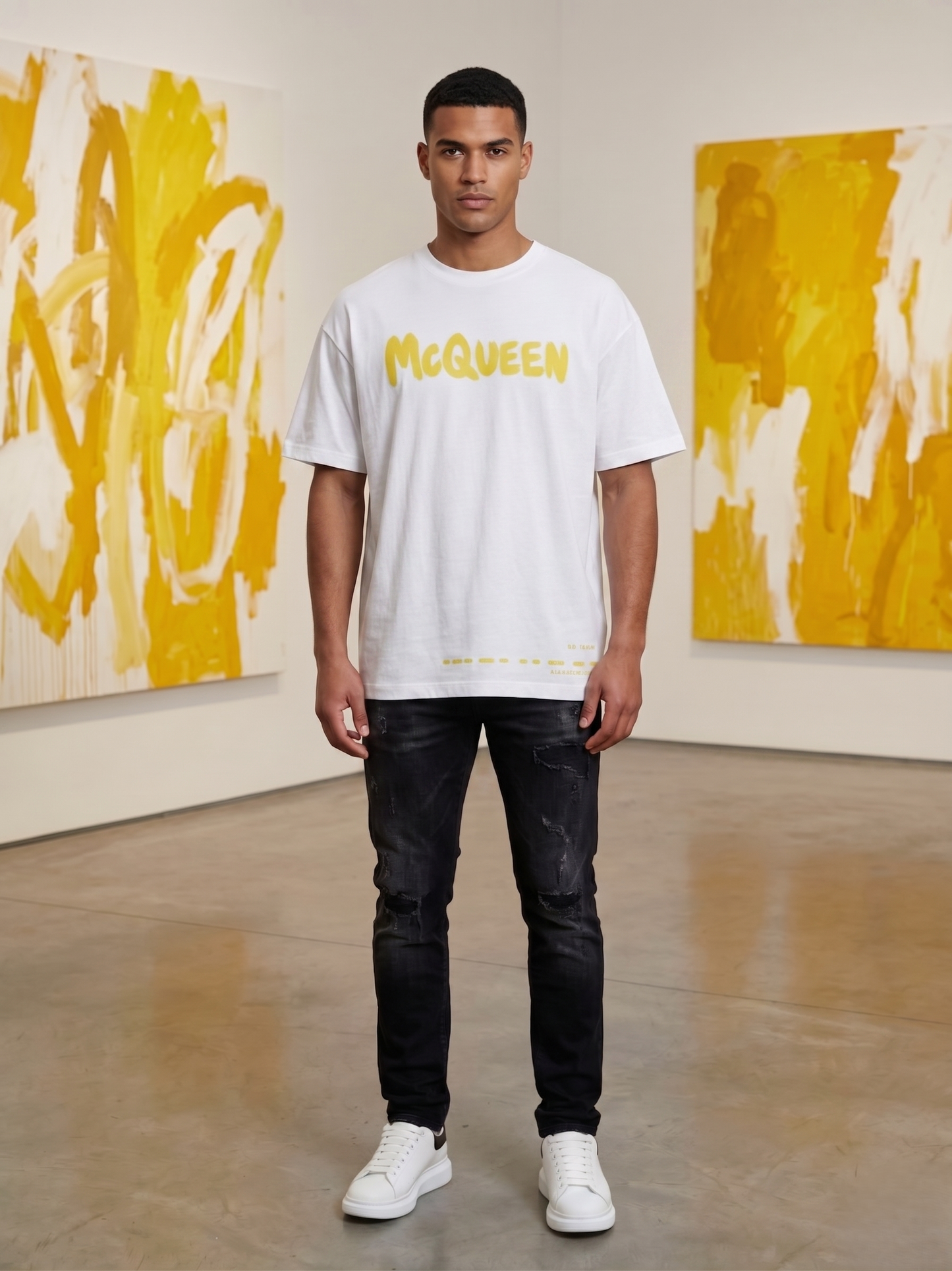 McQueen Industrial Graffiti Tee