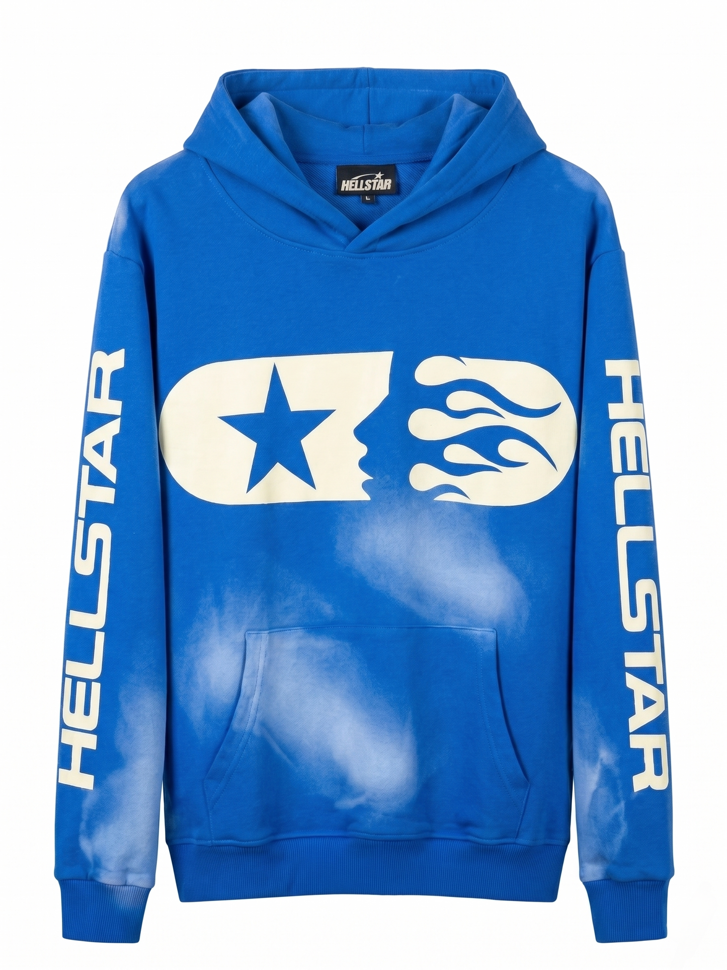 Hellstar "Blue Capsule" Sun-Faded Hoodie