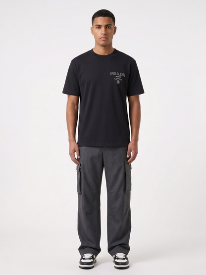 Prada Milano "Metal Emblem" Black
