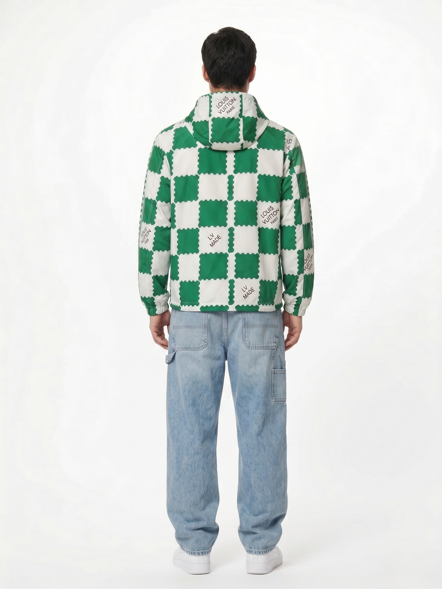 Louis Vuitton x NIGO "Stamps" Damier Windbreaker