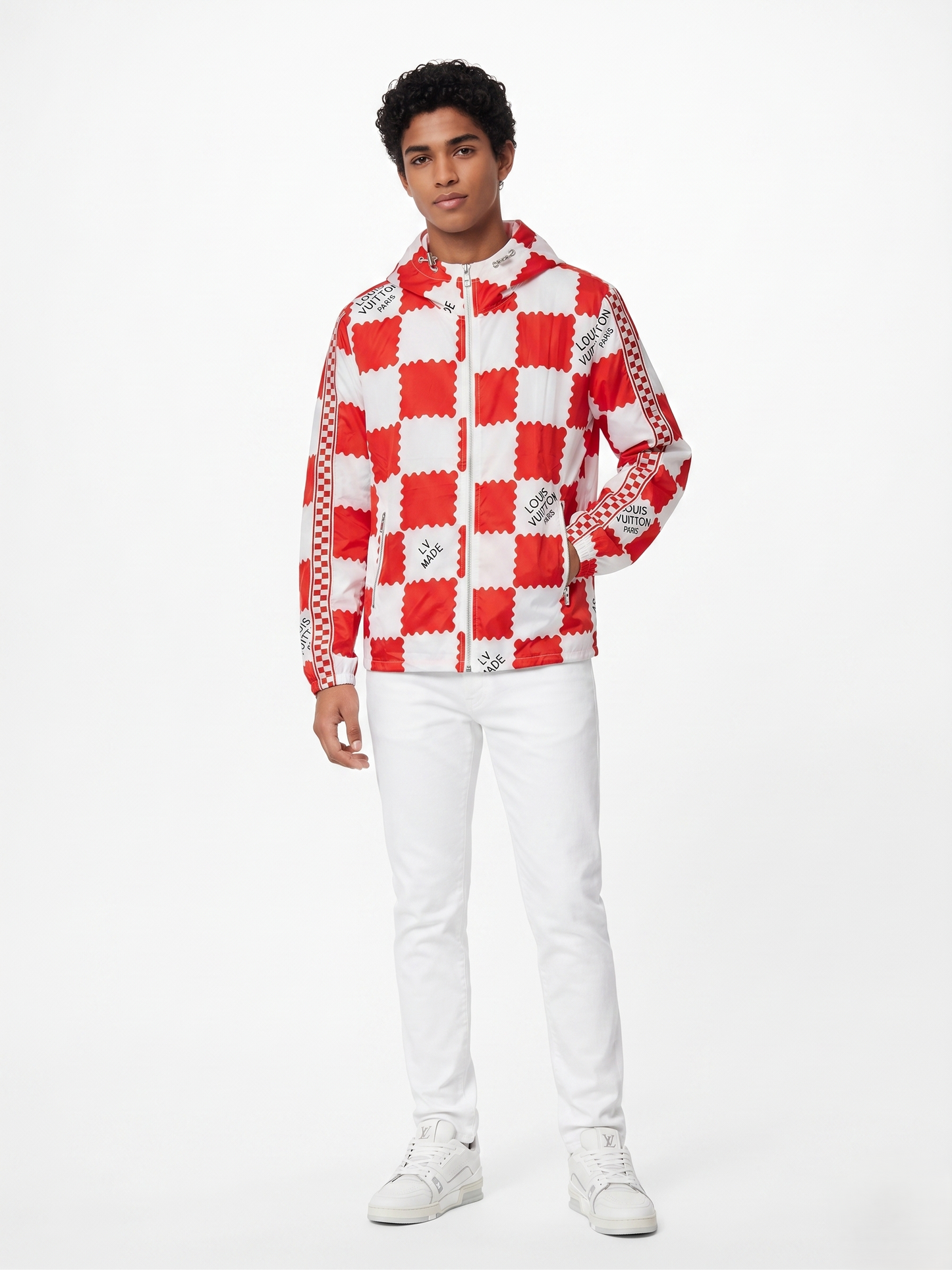 Louis Vuitton x NIGO "Stamps" Damier Windbreaker