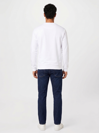 HUGO "Diragol" White Signature Sweatshirt