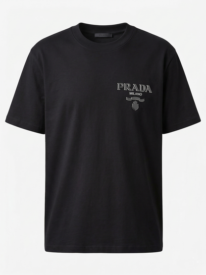 Prada Milano "Metal Emblem" Black