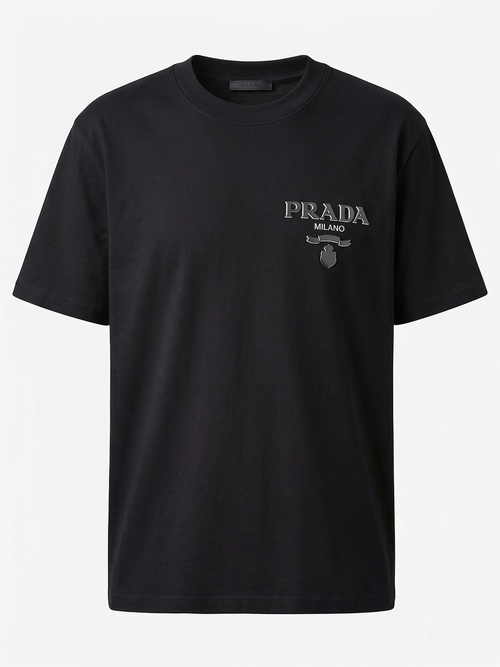 Prada Milano "Metal Emblem" Black