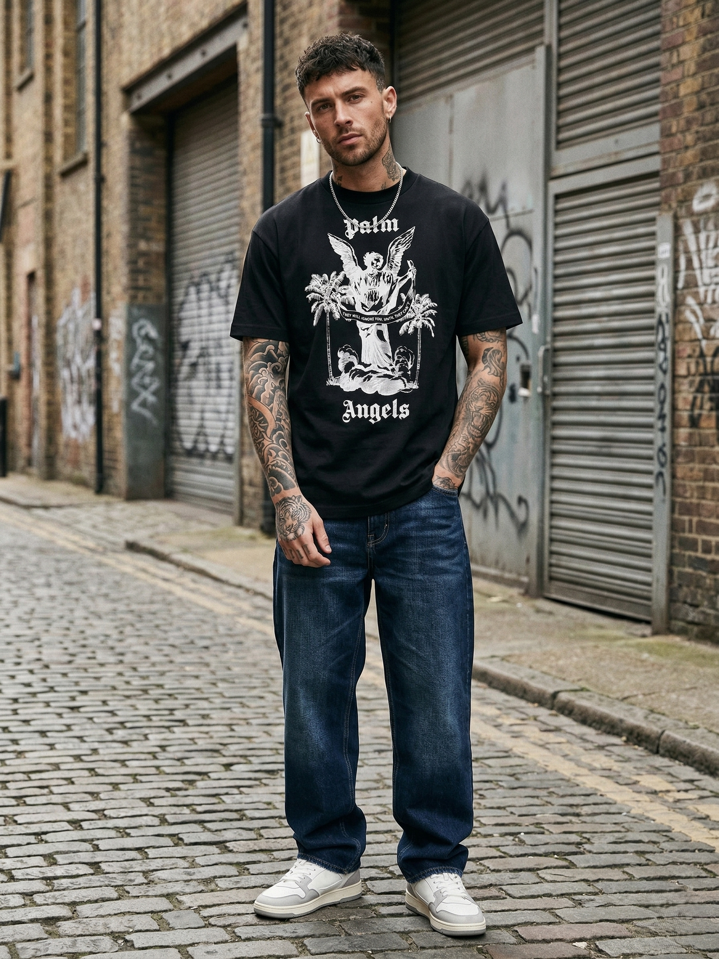 Palm Angels "Guardian Arch" Statement Tee