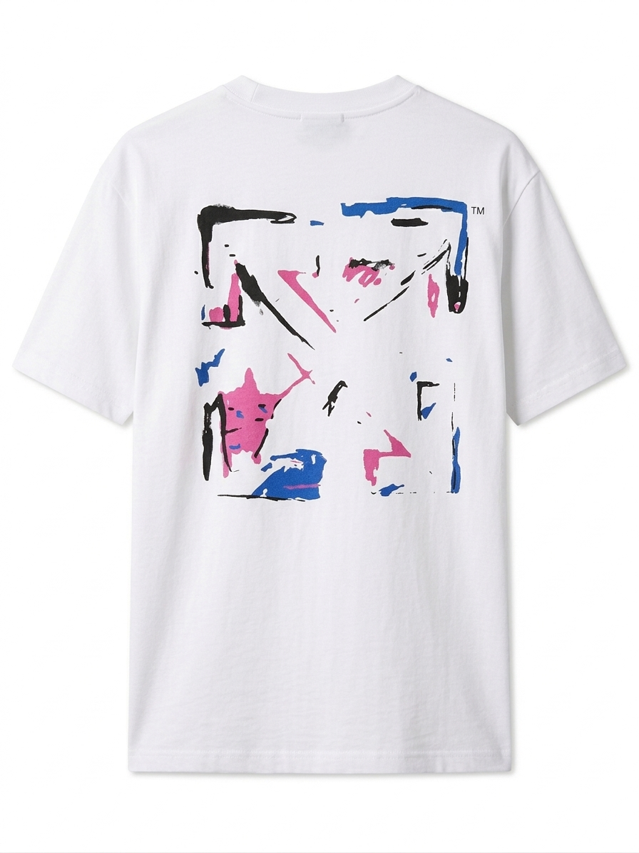 Off-White Abstract Arrows Arte Gráfico