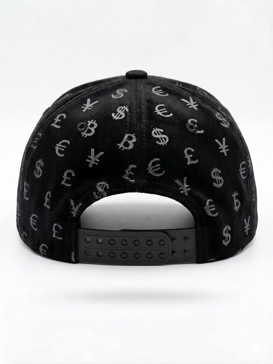 Gorra Black Suede "Cash King"