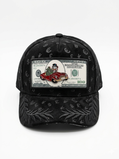 Gorra Black Suede "Cash King"