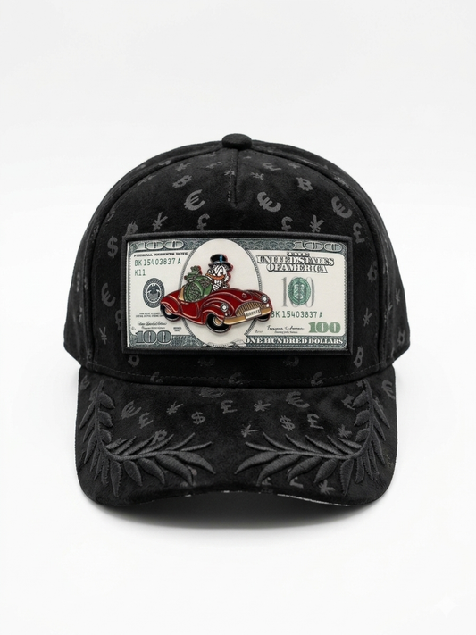 Gorra Black Suede "Cash King"