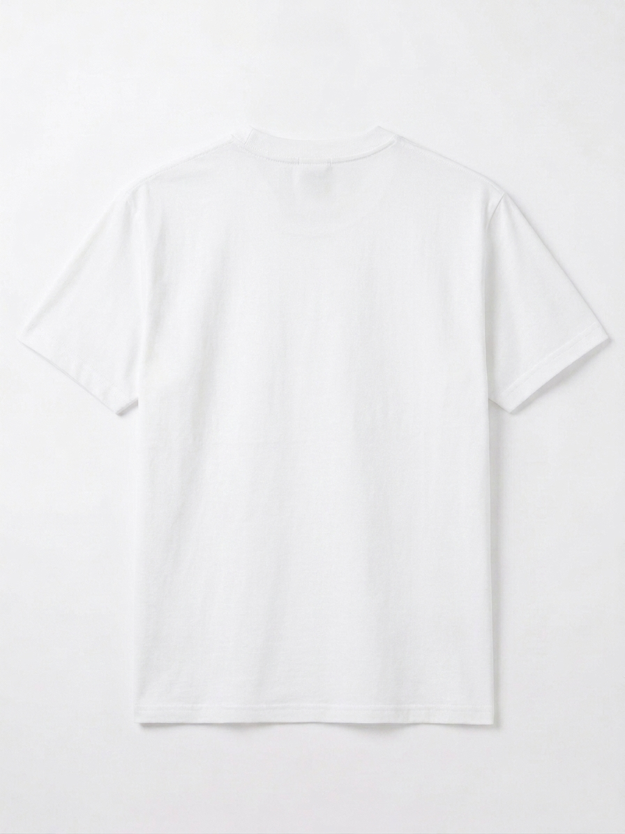 Balmain Retro Monogram Embroidered Tee – White