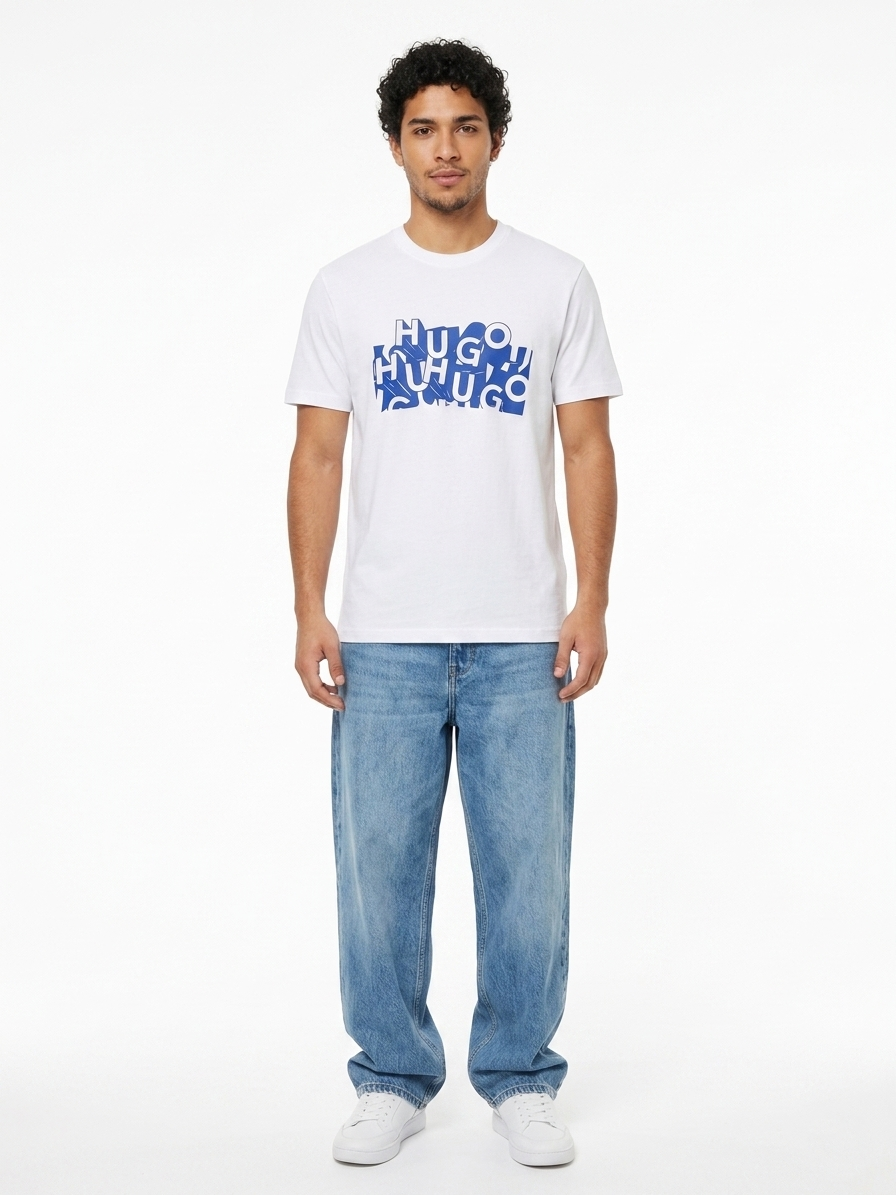 BOSS Hugo Boss Signature Gel-Print Tee