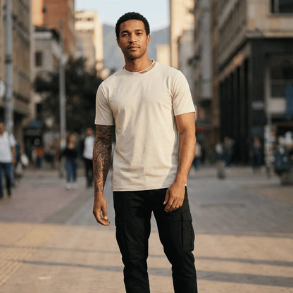 Franela Boss "Contrast Collar"